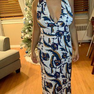 Criss-cross Patterned Dress (Maxi)